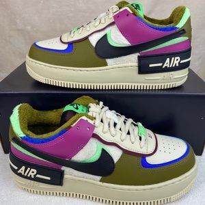 Nike Air Force 1 Shadow SE Cactus Flower Olive